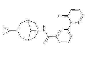 N-(7-cyclopropyl-7-azabicyclo[3.3.1]nonan-9-yl)-3-(6-ketopyridazin-1-yl)benzamide