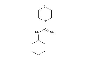 N-cyclohexylthiomorpholine-4-carboxamidine