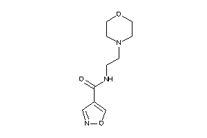 N-(2-morpholinoethyl)isoxazole-4-carboxamide