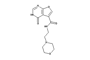 4-keto-N-(2-morpholinoethyl)-3H-furo[2,3-d]pyrimidine-5-carboxamide