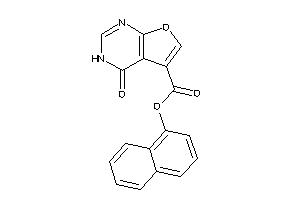 4-keto-3H-furo[2,3-d]pyrimidine-5-carboxylic Acid 1-naphthyl Ester