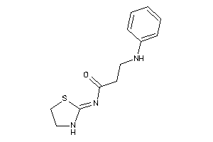 3-anilino-N-thiazolidin-2-ylidene-propionamide