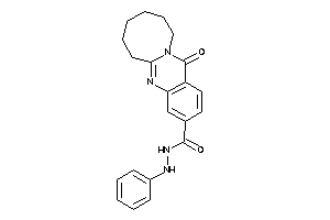 13-keto-N'-phenyl-6,7,8,9,10,11-hexahydroazocino[2,1-b]quinazoline-3-carbohydrazide