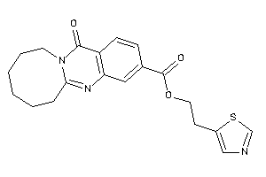 13-keto-6,7,8,9,10,11-hexahydroazocino[2,1-b]quinazoline-3-carboxylic Acid 2-thiazol-5-ylethyl Ester