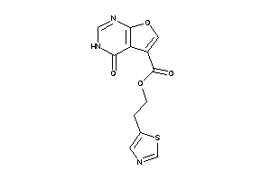 4-keto-3H-furo[2,3-d]pyrimidine-5-carboxylic Acid 2-thiazol-5-ylethyl Ester