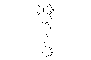 2-indoxazen-3-yl-N-(3-phenylpropyl)acetamide