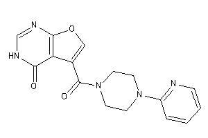 5-[4-(2-pyridyl)piperazine-1-carbonyl]-3H-furo[2,3-d]pyrimidin-4-one