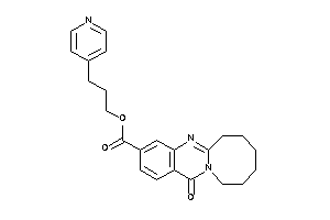 13-keto-6,7,8,9,10,11-hexahydroazocino[2,1-b]quinazoline-3-carboxylic Acid 3-(4-pyridyl)propyl Ester