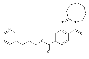 13-keto-6,7,8,9,10,11-hexahydroazocino[2,1-b]quinazoline-3-carboxylic Acid 3-(3-pyridyl)propyl Ester