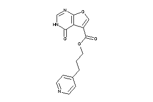 4-keto-3H-furo[2,3-d]pyrimidine-5-carboxylic Acid 3-(4-pyridyl)propyl Ester