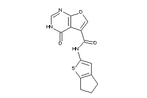 N-(5,6-dihydro-4H-cyclopenta[b]thiophen-2-yl)-4-keto-3H-furo[2,3-d]pyrimidine-5-carboxamide