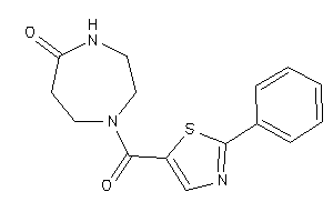 1-(2-phenylthiazole-5-carbonyl)-1,4-diazepan-5-one