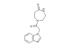 1-[2-(benzimidazol-1-yl)acetyl]-1,4-diazepan-5-one