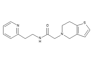 2-(6,7-dihydro-4H-thieno[3,2-c]pyridin-5-yl)-N-[2-(2-pyridyl)ethyl]acetamide