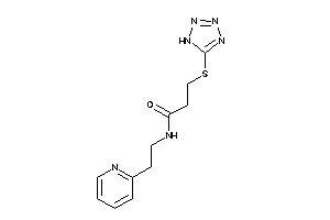 N-[2-(2-pyridyl)ethyl]-3-(1H-tetrazol-5-ylthio)propionamide