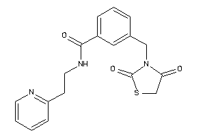 3-[(2,4-diketothiazolidin-3-yl)methyl]-N-[2-(2-pyridyl)ethyl]benzamide