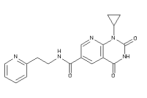 1-cyclopropyl-2,4-diketo-N-[2-(2-pyridyl)ethyl]pyrido[2,3-d]pyrimidine-6-carboxamide