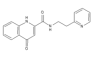 4-keto-N-[2-(2-pyridyl)ethyl]-1H-quinoline-2-carboxamide