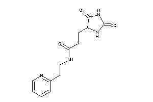 3-(2,5-diketoimidazolidin-4-yl)-N-[2-(2-pyridyl)ethyl]propionamide