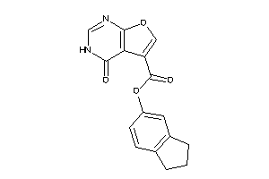 4-keto-3H-furo[2,3-d]pyrimidine-5-carboxylic Acid Indan-5-yl Ester