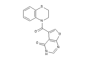 5-(2,3-dihydro-1,4-benzothiazine-4-carbonyl)-3H-furo[2,3-d]pyrimidin-4-one