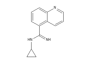 N-cyclopropylquinoline-5-carboxamidine