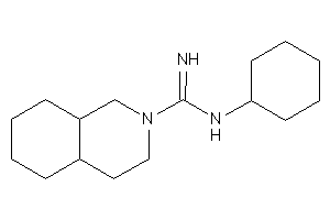 N-cyclohexyl-3,4,4a,5,6,7,8,8a-octahydro-1H-isoquinoline-2-carboxamidine