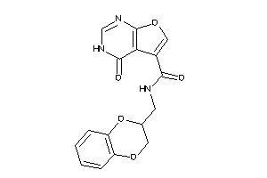 N-(2,3-dihydro-1,4-benzodioxin-3-ylmethyl)-4-keto-3H-furo[2,3-d]pyrimidine-5-carboxamide