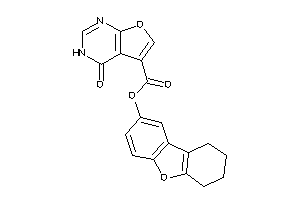 4-keto-3H-furo[2,3-d]pyrimidine-5-carboxylic Acid 6,7,8,9-tetrahydrodibenzofuran-2-yl Ester