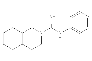 N-phenyl-3,4,4a,5,6,7,8,8a-octahydro-1H-isoquinoline-2-carboxamidine