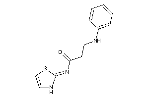 3-anilino-N-(4-thiazolin-2-ylidene)propionamide