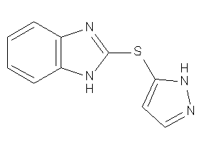 2-(1H-pyrazol-5-ylthio)-1H-benzimidazole