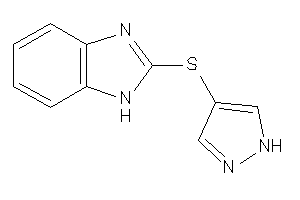 2-(1H-pyrazol-4-ylthio)-1H-benzimidazole