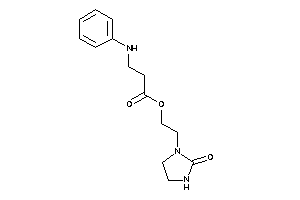 3-anilinopropionic Acid 2-(2-ketoimidazolidin-1-yl)ethyl Ester