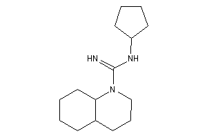 N-cyclopentyl-3,4,4a,5,6,7,8,8a-octahydro-2H-quinoline-1-carboxamidine