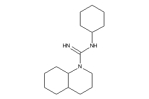 N-cyclohexyl-3,4,4a,5,6,7,8,8a-octahydro-2H-quinoline-1-carboxamidine