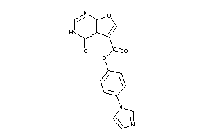 4-keto-3H-furo[2,3-d]pyrimidine-5-carboxylic Acid (4-imidazol-1-ylphenyl) Ester