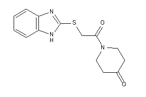 1-[2-(1H-benzimidazol-2-ylthio)acetyl]-4-piperidone