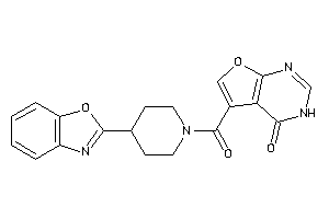 5-[4-(1,3-benzoxazol-2-yl)piperidine-1-carbonyl]-3H-furo[2,3-d]pyrimidin-4-one