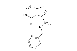 4-keto-N-(2-pyridylmethyl)-3H-furo[2,3-d]pyrimidine-5-carboxamide