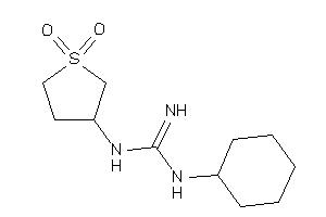 1-cyclohexyl-3-(1,1-diketothiolan-3-yl)guanidine