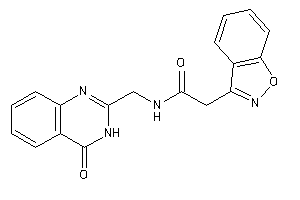 2-indoxazen-3-yl-N-[(4-keto-3H-quinazolin-2-yl)methyl]acetamide