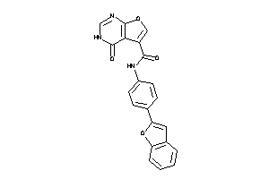 N-[4-(benzofuran-2-yl)phenyl]-4-keto-3H-furo[2,3-d]pyrimidine-5-carboxamide