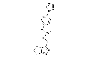 1-(6,7-dihydro-5H-pyrrolo[2,1-c][1,2,4]triazol-3-ylmethyl)-3-(6-pyrazol-1-yl-3-pyridyl)urea