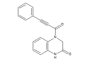 4-(3-phenylpropioloyl)-1,3-dihydroquinoxalin-2-one