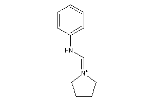 Phenyl(pyrrolidin-1-ium-1-ylidenemethyl)amine