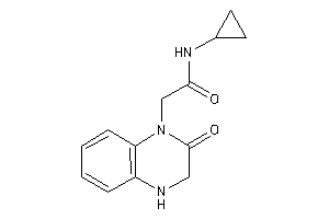 N-cyclopropyl-2-(2-keto-3,4-dihydroquinoxalin-1-yl)acetamide