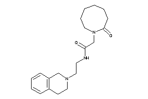 Image of N-[2-(3,4-dihydro-1H-isoquinolin-2-yl)ethyl]-2-(2-ketoazocan-1-yl)acetamide