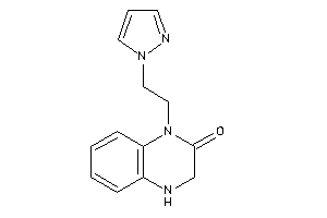 1-(2-pyrazol-1-ylethyl)-3,4-dihydroquinoxalin-2-one