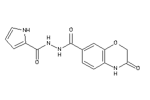 3-keto-N'-(1H-pyrrole-2-carbonyl)-4H-1,4-benzoxazine-7-carbohydrazide